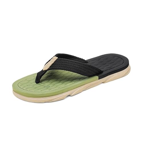 DUOMIYX Flip Flops Männer Trendige Farbfarbflops Mit Slip-Flip, Leicht Und Kräftig-Resistenten Strandflip-Flops von DUOMIYX