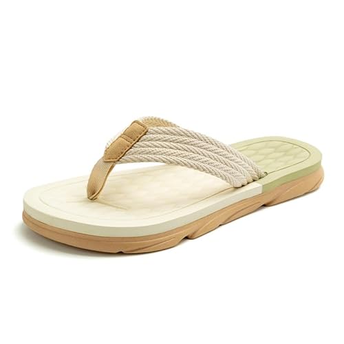 DUOMIYX Flip Flops Männer Trendige Farbfarbflops Mit Slip-Flip, Leicht Und Kräftig-Resistenten Strandflip-Flops von DUOMIYX