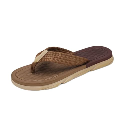 DUOMIYX Flip Flops Männer Trendige Farbfarbflops Mit Slip-Flip, Leicht Und Kräftig-Resistenten Strandflip-Flops von DUOMIYX