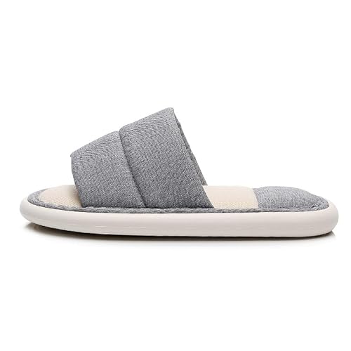 DUOMIYX Hausschuhe Leichte Und Stille Stoffruhschuhe, Nicht Gleitende Hausschuhe Für Männer Und Frauen von DUOMIYX