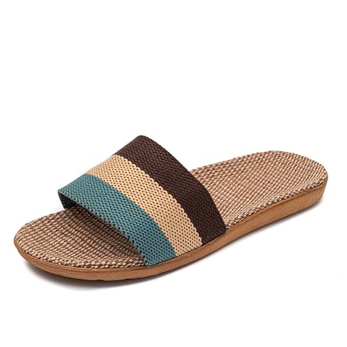 DUOMIYX Hausschuhe Trendy Gestreifte Leinenschuhen Leichte Atmungsaktive Hausschuhe Für Männer Und Frauen DUOMIYX Hausschuhe Trendy Gestreifte Leinenschuhen Leichte Atmungsaktive Hausschuhe Für Männer Und Frauen von DUOMIYX