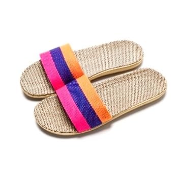 DUOMIYX Hausschuhe Trendy Gestreifte Leinenschuhen Leichte Atmungsaktive Hausschuhe Für Männer Und Frauen DUOMIYX Hausschuhe Trendy Gestreifte Leinenschuhen Leichte Atmungsaktive Hausschuhe Für Männer Und Frauen von DUOMIYX