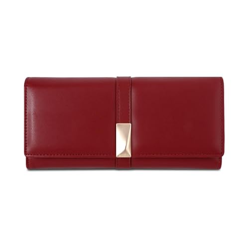 DUOMIYX Lange Geldbörse Frauen Einfache Lange Brieftasche Mit Mehreren Kartenschlitzen Zum Pendeln von DUOMIYX