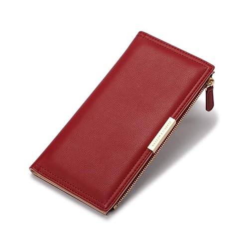 DUOMIYX Lange Geldbörse Frauen Mit Leichter Brieftasche Mit Multi-Karten-Reißverschlusskupplung von DUOMIYX