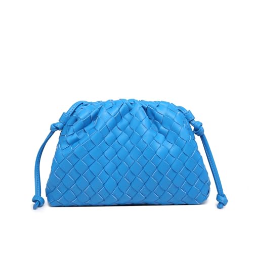 DUOMIYX Lange Geldbörse Frauen Modische Geflochtene Leder Banketttasche Eleganter Kupplungspreis Kleiner Umhängetasche von DUOMIYX