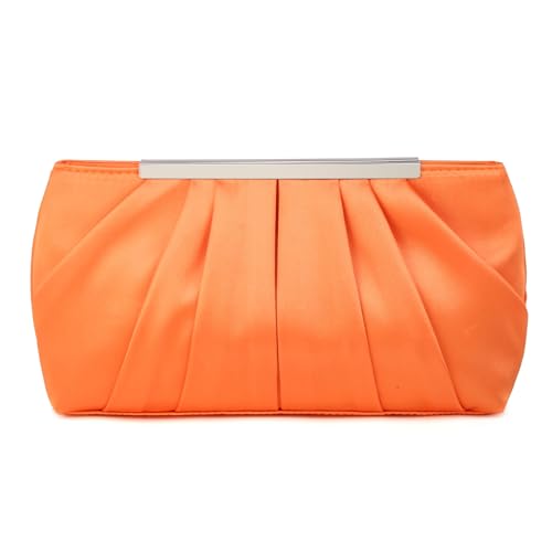 DUOMIYX Lange Geldbörse Frauen Modische Satin Abendbeutel Kette Kleiner Umhängetaschen Handy Brieftasche von DUOMIYX