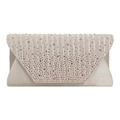 DUOMIYX Lange Geldbörse Frauen Modische Strasssteinverzierung Der Kupplungsbeutel, Bankettbeutel, Langes Handy -Brieftasche von DUOMIYX