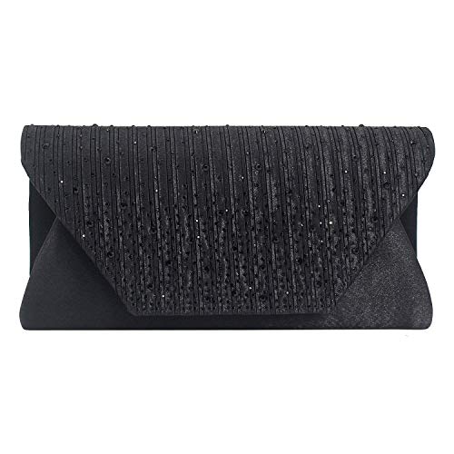 DUOMIYX Lange Geldbörse Frauen Modische Strasssteinverzierung Der Kupplungsbeutel, Bankettbeutel, Langes Handy -Brieftasche von DUOMIYX