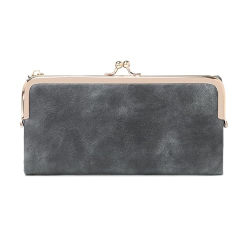 DUOMIYX Lange Geldbörse Frauen Retro Pu Long Wallet Multifunktional Tragbarer Kupplungsbeutel von DUOMIYX