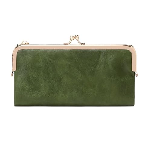DUOMIYX Lange Geldbörse Frauen Retro Pu Long Wallet Multifunktional Tragbarer Kupplungsbeutel von DUOMIYX