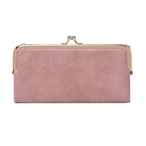 DUOMIYX Lange Geldbörse Frauen Retro Pu Long Wallet Multifunktional Tragbarer Kupplungsbeutel von DUOMIYX