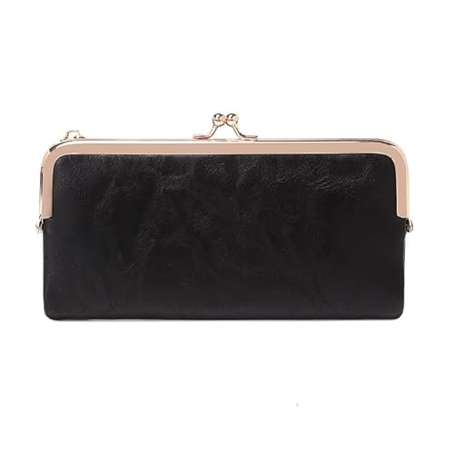 DUOMIYX Lange Geldbörse Frauen Retro Pu Long Wallet Multifunktional Tragbarer Kupplungsbeutel von DUOMIYX