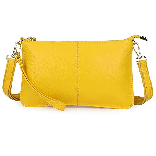 DUOMIYX Lange Geldbörse Frauen Weiche Leder Langzeitbrieftasche Großkapazität Telefon Brieftasche Multifunktionale Kupplung Mit Armband von DUOMIYX