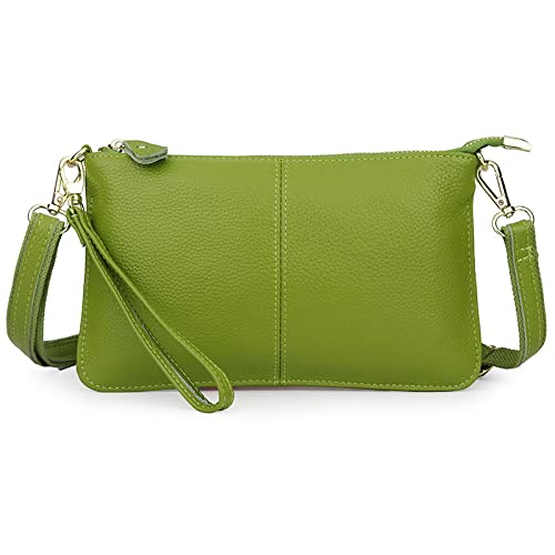 DUOMIYX Lange Geldbörse Frauen Weiche Leder Langzeitbrieftasche Großkapazität Telefon Brieftasche Multifunktionale Kupplung Mit Armband von DUOMIYX