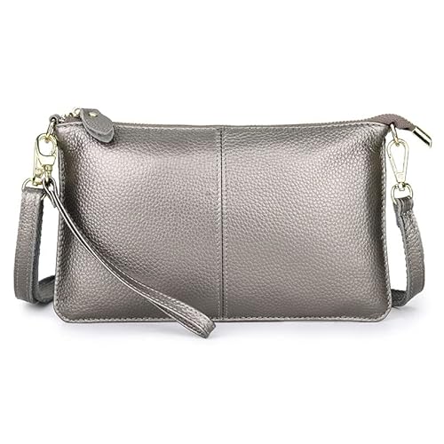 DUOMIYX Lange Geldbörse Frauen Weiche Leder Langzeitbrieftasche Großkapazität Telefon Brieftasche Multifunktionale Kupplung Mit Armband von DUOMIYX