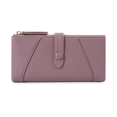 DUOMIYX Lange Geldbörse Frauen Weiche Pu Lange Brieftasche Mit Mehreren Kartenschlitzen Zum Pendeln von DUOMIYX