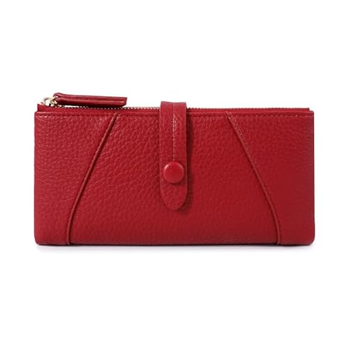 DUOMIYX Lange Geldbörse Frauen Weiche Pu Lange Brieftasche Mit Mehreren Kartenschlitzen Zum Pendeln von DUOMIYX