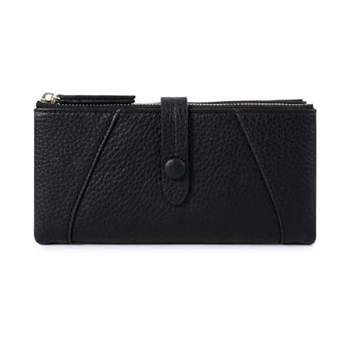 DUOMIYX Lange Geldbörse Frauen Weiche Pu Lange Brieftasche Mit Mehreren Kartenschlitzen Zum Pendeln von DUOMIYX