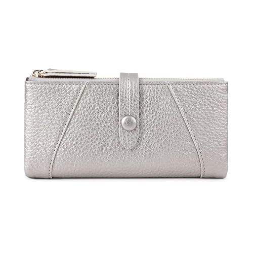 DUOMIYX Lange Geldbörse Frauen Weiche Pu Lange Brieftasche Mit Mehreren Kartenschlitzen Zum Pendeln von DUOMIYX