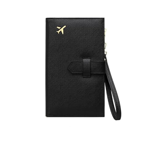 DUOMIYX Lange Geldbörse Frauen wasserdichte RFID Lange Passhalter Multifunktionales Reise -Id -Brieftasche von DUOMIYX