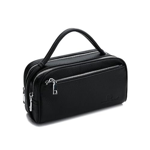 DUOMIYX Lange Geldbörse Männer Weiche Ledergeschäftskupplung Mit Großer Kapazität Handbescheide von DUOMIYX