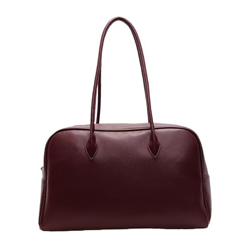 DUOMIYX Schultertasche Frauen Einfache Pu -Umhängetasche Große Kapazität Pendler Einkaufstasche von DUOMIYX