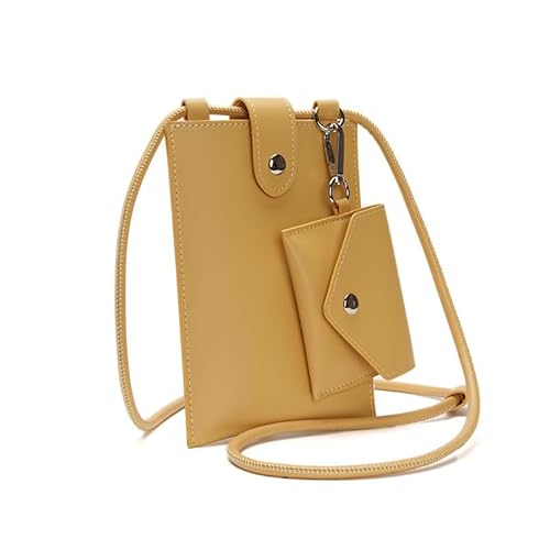 DUOMIYX Schultertasche Frauen Modische Pu -Mini -Umhängetasche Vielseitige Handy -Tasche Mit Münzen Geldbörse von DUOMIYX