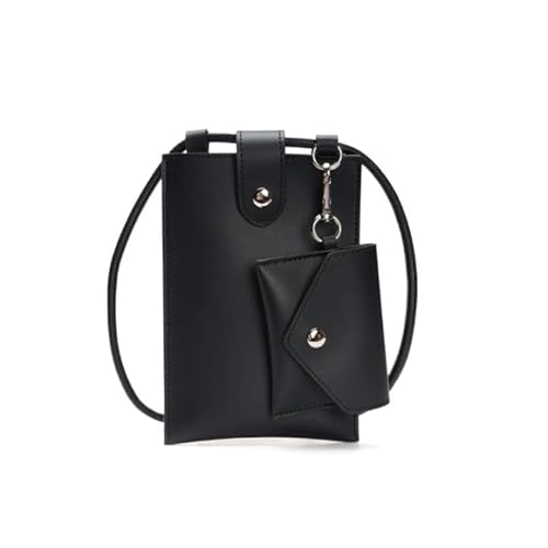 DUOMIYX Schultertasche Frauen Modische Pu -Mini -Umhängetasche Vielseitige Handy -Tasche Mit Münzen Geldbörse von DUOMIYX
