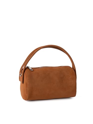 DUOMIYX Schultertasche Frauen Modische Wildleder -Umhängetasche Vielseitiger Pendler -Handtasche Kissenbeutel von DUOMIYX