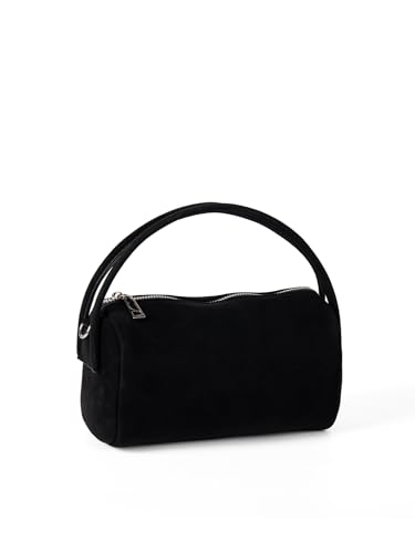 DUOMIYX Schultertasche Frauen Modische Wildleder -Umhängetasche Vielseitiger Pendler -Handtasche Kissenbeutel von DUOMIYX