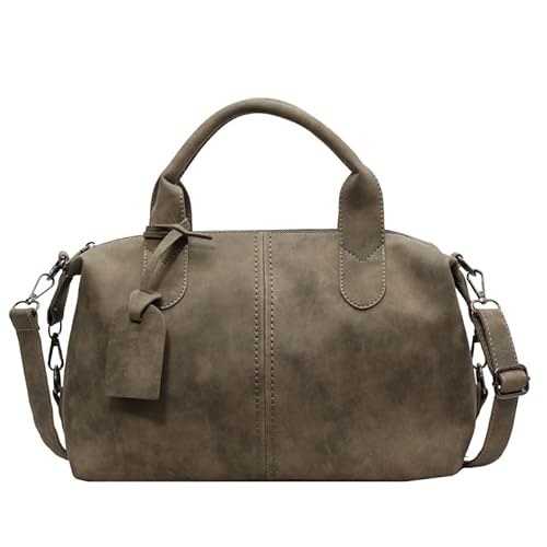 DUOMIYX Schultertasche Frauen Retro Pu Umhängetasche Pendler Einkaufstasche Messenger -Tasche von DUOMIYX