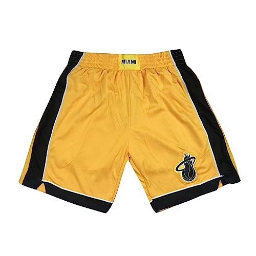 DUOROUPUTAO Miami Heat Shorts, Basketball Homme Training Fans Sommershorts Sports Basketball Hosen für Herren von DUOROUPUTAO