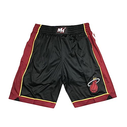 DUOROUPUTAO Miami Heat Shorts, Basketball Homme Training Fans Sommershorts Sports Basketball Hosen für Herren von DUOROUPUTAO