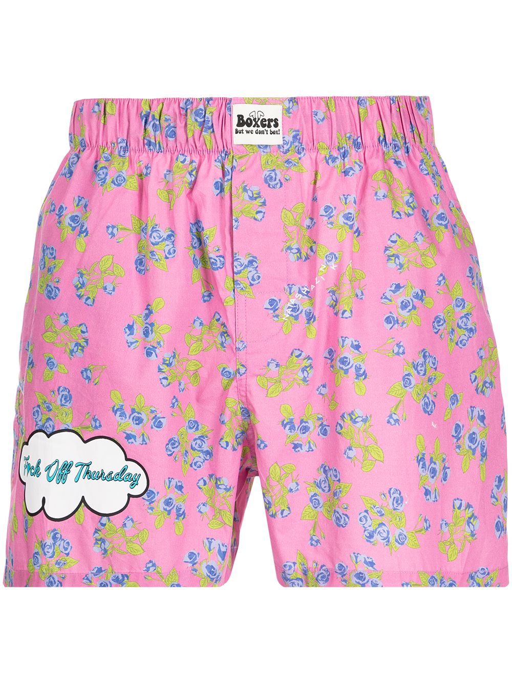 DUOltd Boxershorts mit Blumen-Print - Rosa von DUOltd