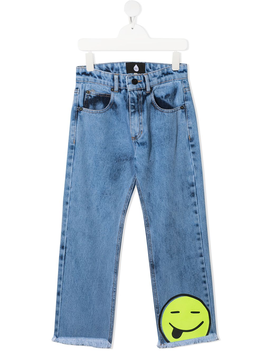 DUOltd 'Tongue Out Smile' Jeans - Blau von DUOltd