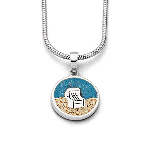 Dur Schmuck Damen Anhänger STRANDKORB Strandsand, Silber 925/- rhodiniert (P3073) von DUR