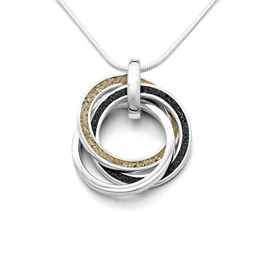 DUR Schmuck Damen Anhänger MARINA Strandsand, Lavasand, Silber 925/- (P2960) von DUR