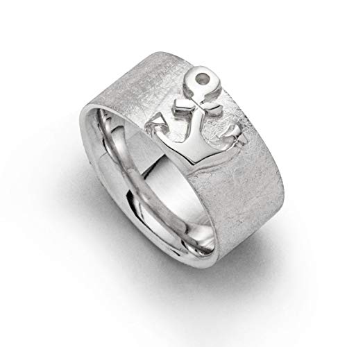 DUR Damen Ring"Fetter Anker" aus 925er Silber Größe 60 (19.1) R5399.60, 60 (19.1) von DUR