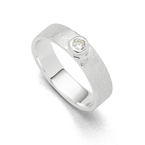 DUR Damen Ring"Zirkonia" aus 925er Silber Größe 58 (18.5) R5649.58, 58 (18.5) von DUR