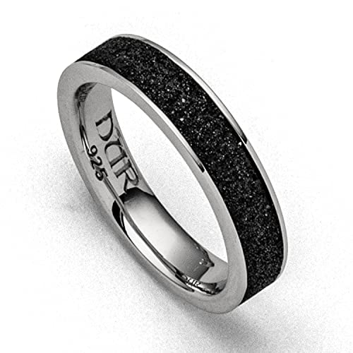 DUR Ring Marina Lavasand, aus 925 Sterling Silber, Größe: 56, R5579.56 von DUR Schmuck