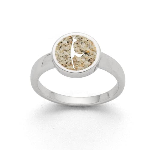 DUR Schmuck: Ring"Sylt" mit Strandsand R5497 RingSize 60 (19.1) von DUR Schmuck