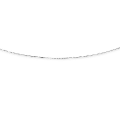 DUR Damen Kette"Haferkorn, rhodiniert" aus 925er Silber Länge ca. 420 MM K2349.42, 42 von DUR-Schmuck