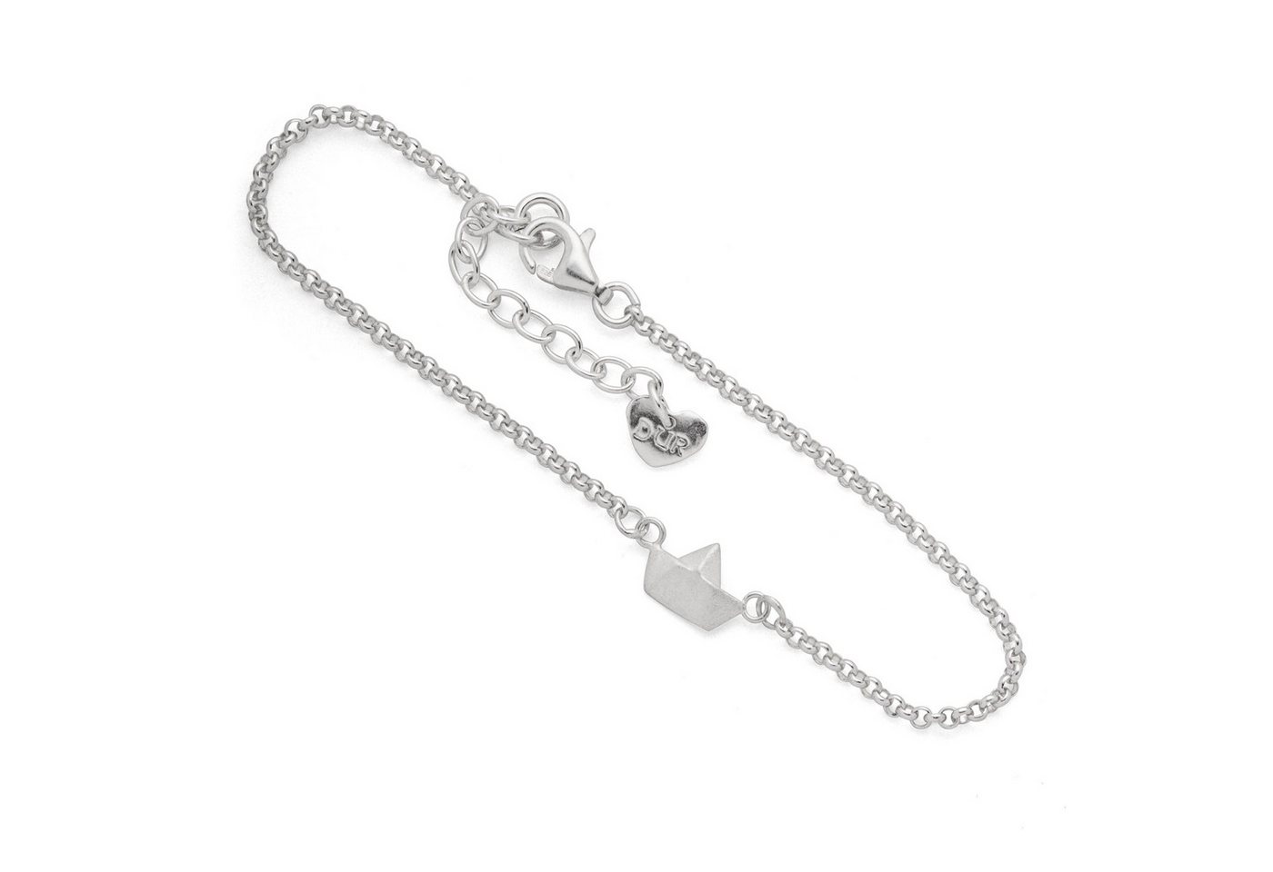 DUR Armband DUR Schmuck: Armband, Erbsarmband Boot", 925er Sterlingsilber, matt" von DUR