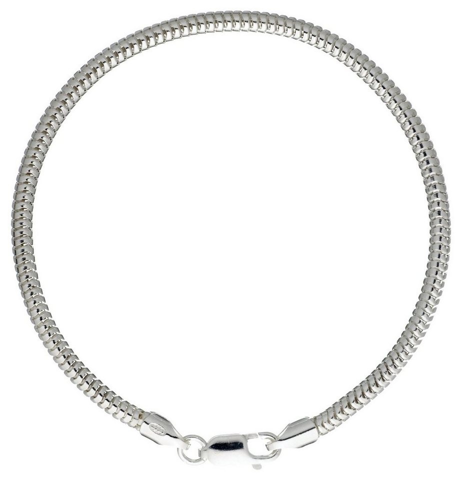 DUR Armband DUR Schmuck: Armband „Schlange“ dick 3 mm 925er Silber A1134 von DUR