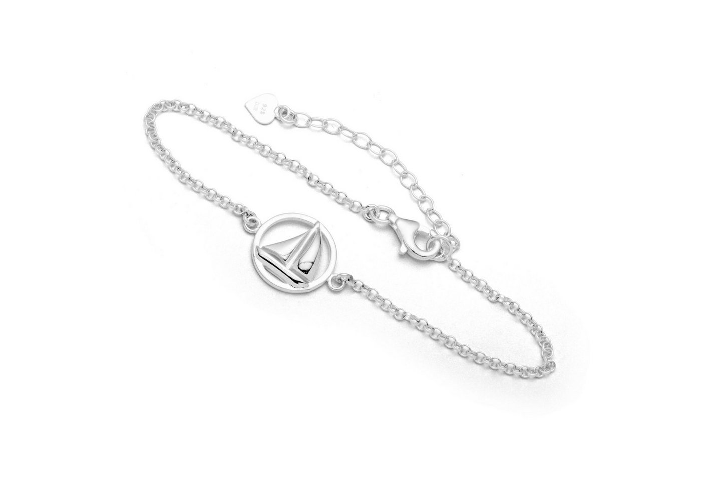 DUR Armband DUR Schmuck: Armband Ahoi" Segelschiff 925er Silber A1626" von DUR