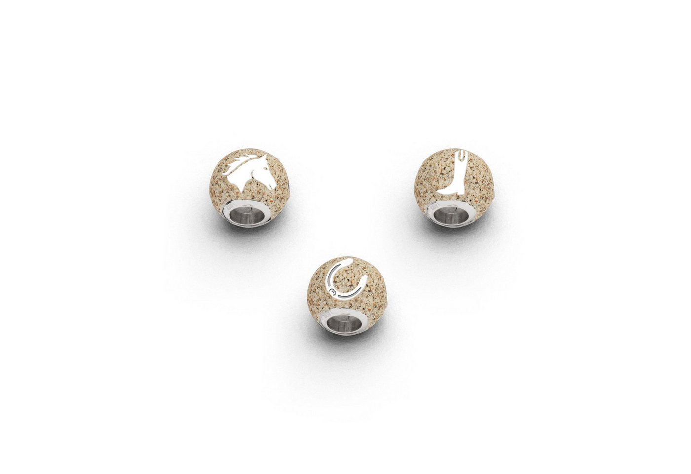 DUR Bead DUR Schmuck: Anhänger Bead "Pferdeglück" mit Strandsand, P4921 von DUR