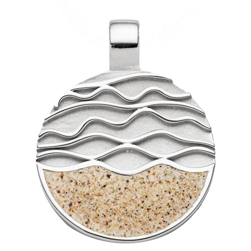 DUR Damen Anhänger Strandwellen aus 925er Silber P3033 von DUR