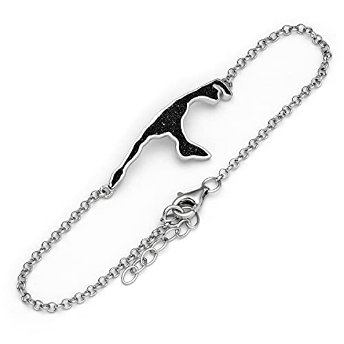 DUR Damen Armband"Sylt" Lavasand aus 925er Silber A1681 von DUR