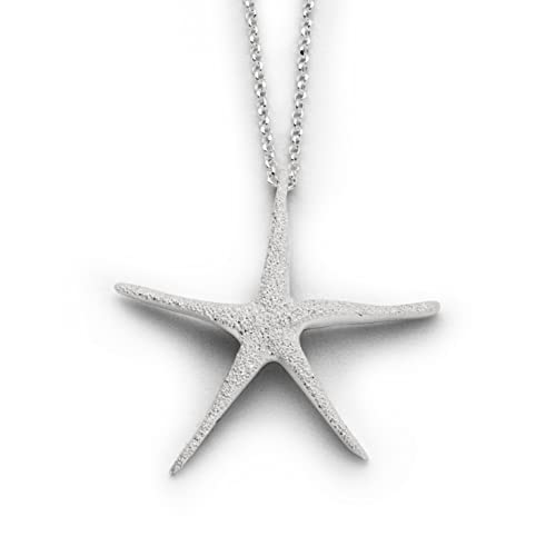 DUR Damen Kette"Seestern, gefrostet" aus 925er Silber Länge ca. 420 MM K2707 DUR Damen Kette"Seestern, gefrostet" aus 925er Silber Länge ca. 420 MM K2707 von DUR