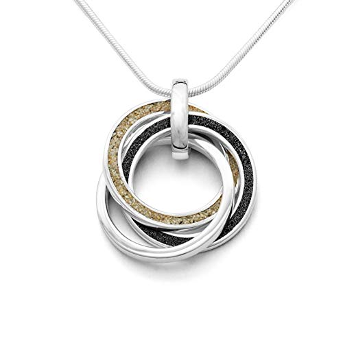 Dur Schmuck Damen Anhänger MARINA Strandsand, Lavasand, Silber 925/- (P2960) von DUR